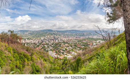 Panoramic View Of Caracas From Waraira Repano National Park