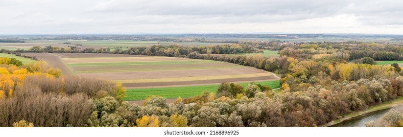 Panoramic View From The Devín Castle, Bratislava, Slovakia