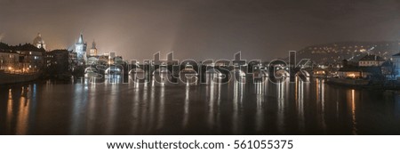 Similar – Brücke im Mondschein Licht