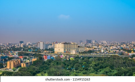 Panoramic View Of Chennai, India.