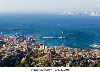 Panoramic view of ValparaÃ­so - Chile