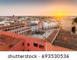 panoramic view City of Badajoz