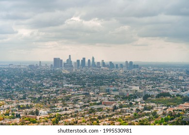 Panoramic View City Griffith Observatory Los Stock Photo 1995530981 ...