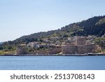 Panoramic view of city of Kilitbahir, Canakkale , TURKEY. View of Canakkale from the sea. Panoramic view of the city of TURKEY.