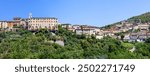 Panoramic view of Civitavecchia di Arpino , Italy