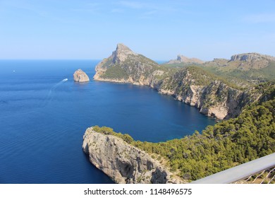 Panoramic view of cliffs