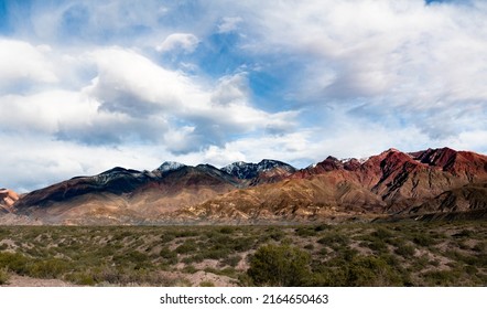 Panoramic View Of Cordillera De Los Andes