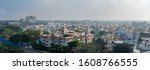 Panoramic View of the Downtown Bangalore Resindences with Haze Skies