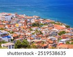 Panoramic view of downtown Puerto Vallarta, Mexico.