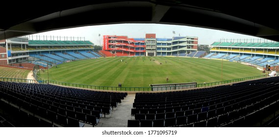  A Panoramic View Of Feroz Shah Kotla Cricket Stadium  At New Delhi, India - 19-11-2007.