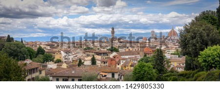 Similar – Image, Stock Photo View of the roofs of Verona from Torre dei Lamberti