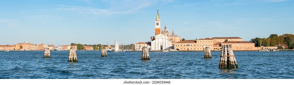 Panoramic View Of Giudecca Island In Venice, Italy