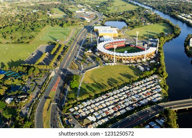 Panoramic View Of The Gold Coast Stadium, In Carrara, Queensland, Australia