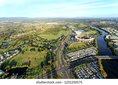 Panoramic View Of The Gold Coast Stadium, In Carrara, Queensland, Australia