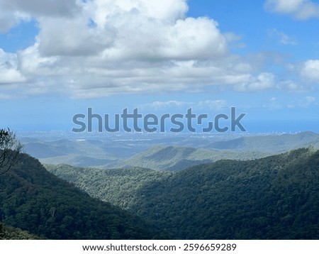 Panoramic view of the Goldcoast