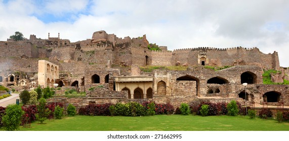 Panoramic View Historic Golkonda Fort Hyderabad Stock Photo (Edit Now ...