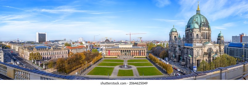 panoramic view at the historical part of berlin, germany