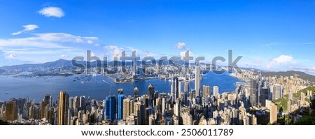 Similar – Image, Stock Photo Famous panoramic view above the roofs of Verona