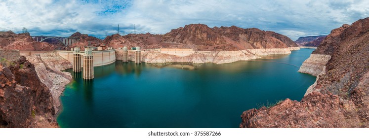 Panoramic view of The Hoover Dam