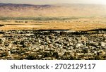 Panoramic View of Jericho from the Mount of Temptations, Israel