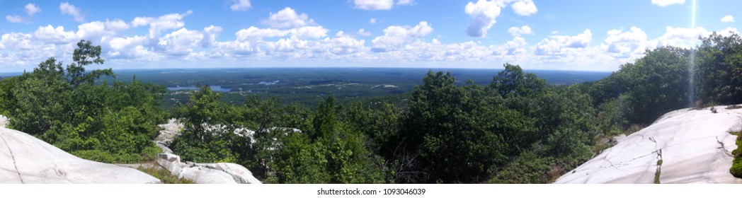 Panoramic View Of The Killarney National Park, Taken From The Silver Peak, Killarney (Ontario, Canada)