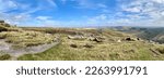 Panoramic view from Kinder Downfall peak