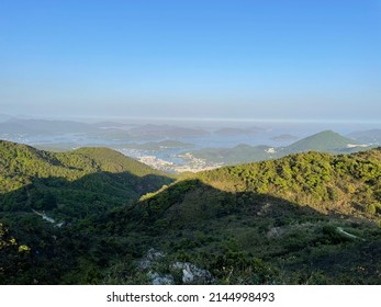 Panoramic View At Kowloon Peak, Hong Kong, Asia