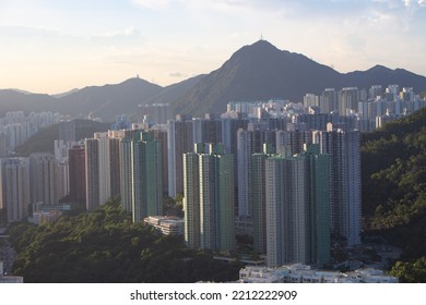 Panoramic View Of Kowloon Peninsula, Hong Kong