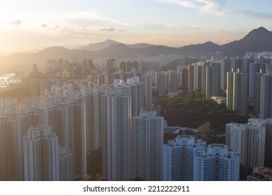 Panoramic View Of Kowloon Peninsula, Hong Kong