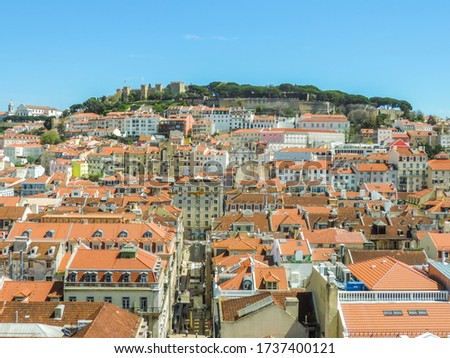 Similar – Image, Stock Photo Panorama of Lisbon, Portugal, after sunset