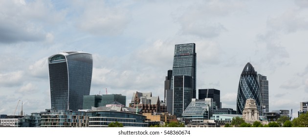 Panoramic View Of London Skyline During Daytime