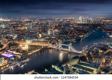 London Skyline Night High Res Stock Images Shutterstock