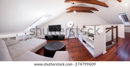 Similar – Image, Stock Photo attic apartment