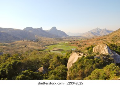 Panoramic View Of Madagascar Landscape