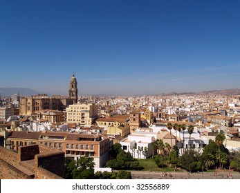 Panoramic View Of Malaga