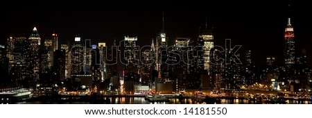 Panoramic view of Manhattan