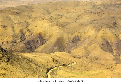 Panoramic View Of Mount Nebo On The Land Of Promise