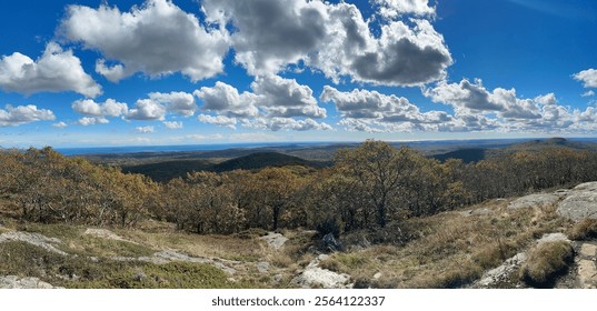 Panoramic view of the mountain