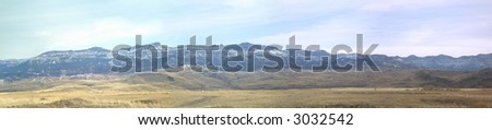 panoramic view of mountainous landscape