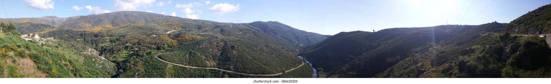 Panoramic View of Mountains