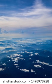 Panoramic View Of The Mountains Between Northern Vietnam And Southern China; Beautiful Sea Of Mountains And Clouds In The Morning