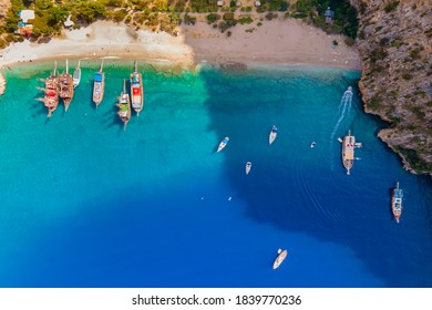 Panoramic View Of Mugla Fethiye Oludeniz ( Dead Sea ) 
