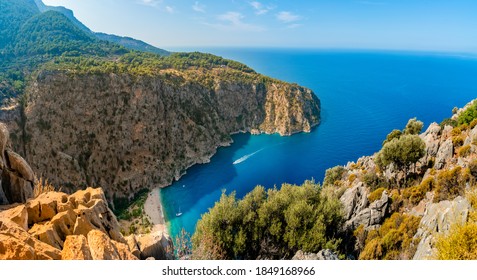 Panoramic View Of Mugla Fethiye Oludeniz ( Dead Sea )