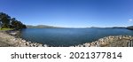The panoramic view of the Murray River, is a river in south-eastern Australia. It is Australia