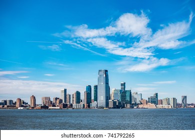 Panoramic view of New Jersey City skylines