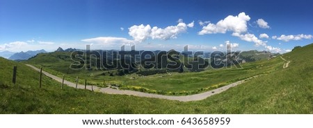 Similar – Foto Bild Spaziergang auf der Alm