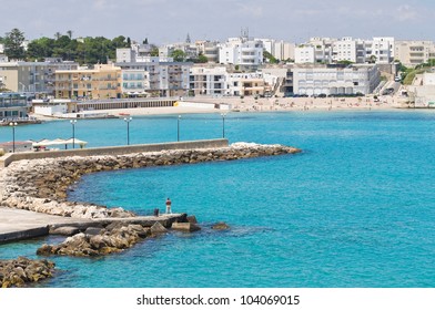 Panoramic View Of Otranto. Puglia. Italy.