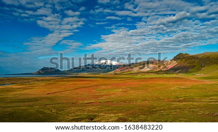 Similar – Image, Stock Photo Iceland | twisted basalt formations