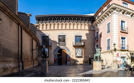 Panoramic View Of The Pablo Gargallo Museum In Zaragoza, Spain, 04-11-2022