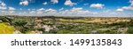 A panoramic view from the Painted Canyon Overlook in the South Unit of Theodore Roosevelt National Park near Medora, North Dakota.